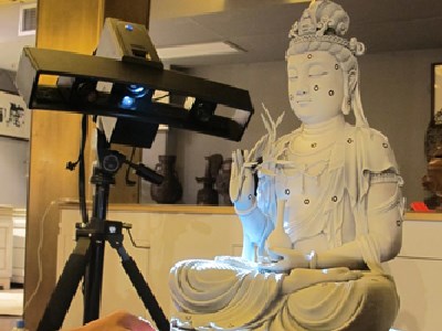 铜佛像3d扫描