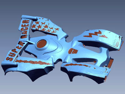 玩具小车3d扫描3d打印